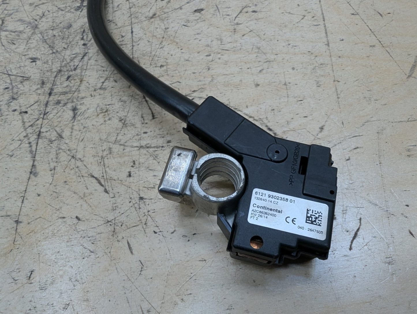 10-18 OEM BMW F01 F06 F07 F10 F12 F13 Negative Cable Terminal IBS Sensor Black