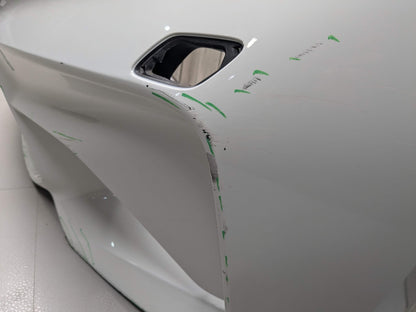 NOTE* 15-20 OEM BMW F87 M2 Front Bumper Cover Trim w/O PDC Holes White 300 White ALPINWEISS III (300)