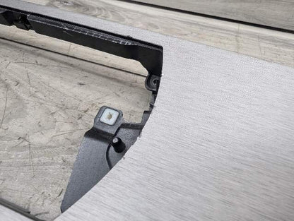 *OEM BMW Center Console Dash Panel Interior Trim Aluminum