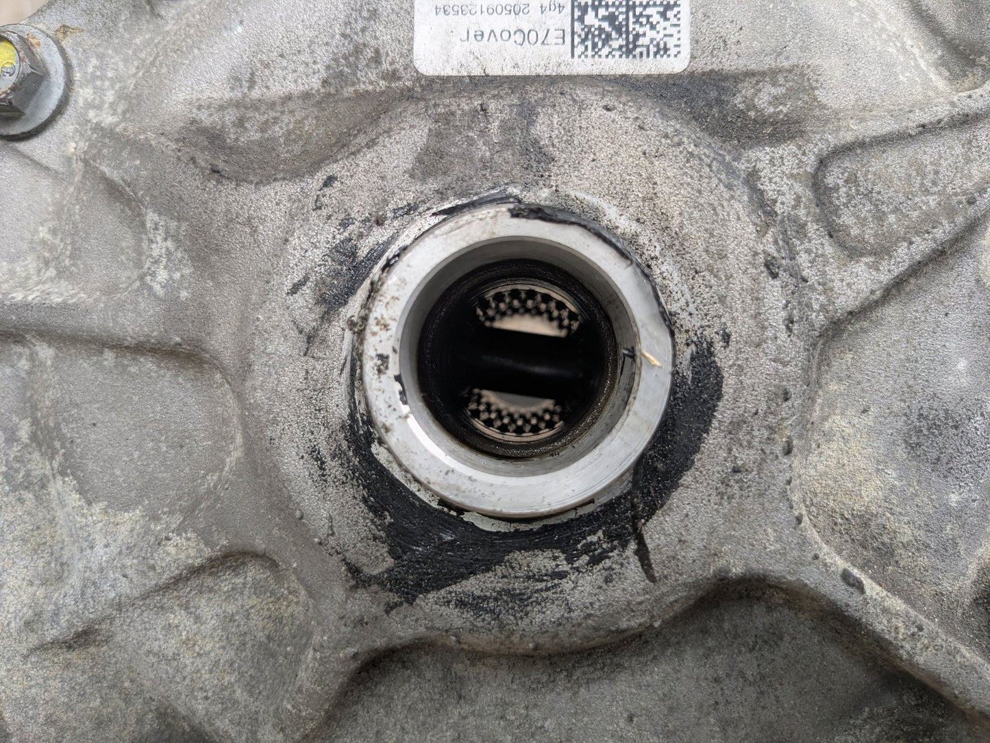 2009 BMW X5 E70 Front Axle Carrier Differential 7603004 07-10 OEM BMW E70 X5 xDrive30i N52 Front Differential Axle Carrier Ratio 4.44