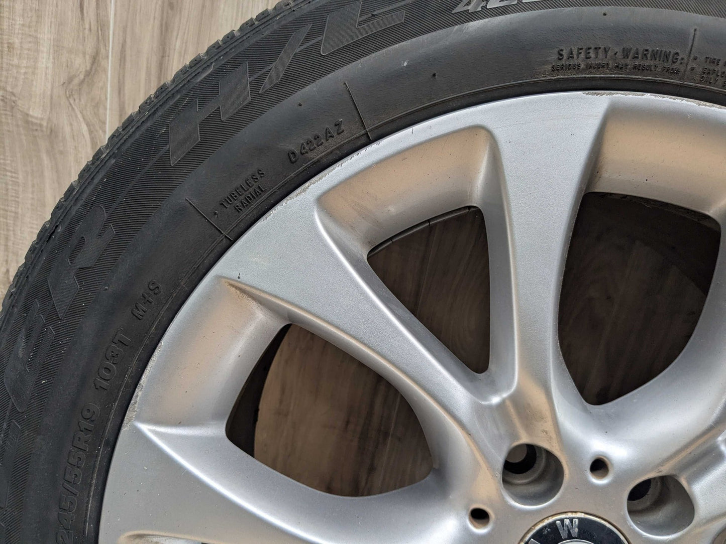 *14-18 OEM BMW F15 X5 Wheel Rim 19x9 ET48 5x120 V-Spoke Style 450