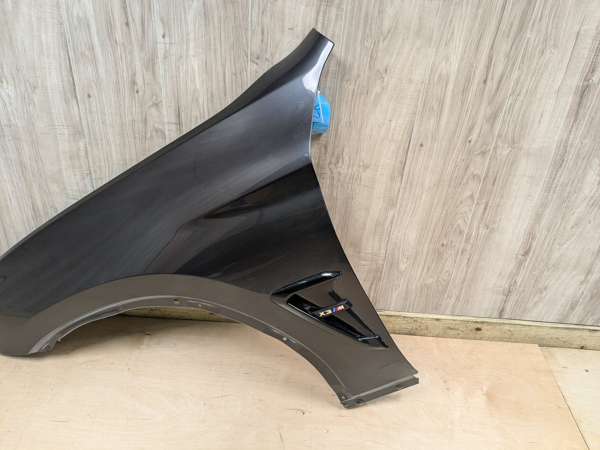 18-24 OEM BMW F97 F98 G01 G02 X3 X4 Front Right Passenger Fender Panel Gray A90 SOPHISTOGRAU BRILLANTEFFEKT METALLI (A90)