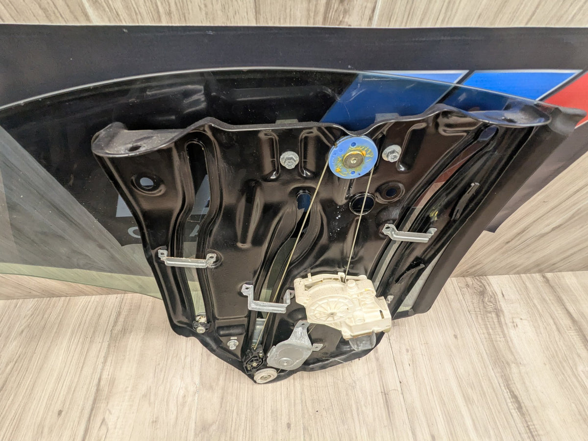 07-13 OEM BMW E93 328 335 M3 Convertible Rear Left Driver Window Regulator Glass