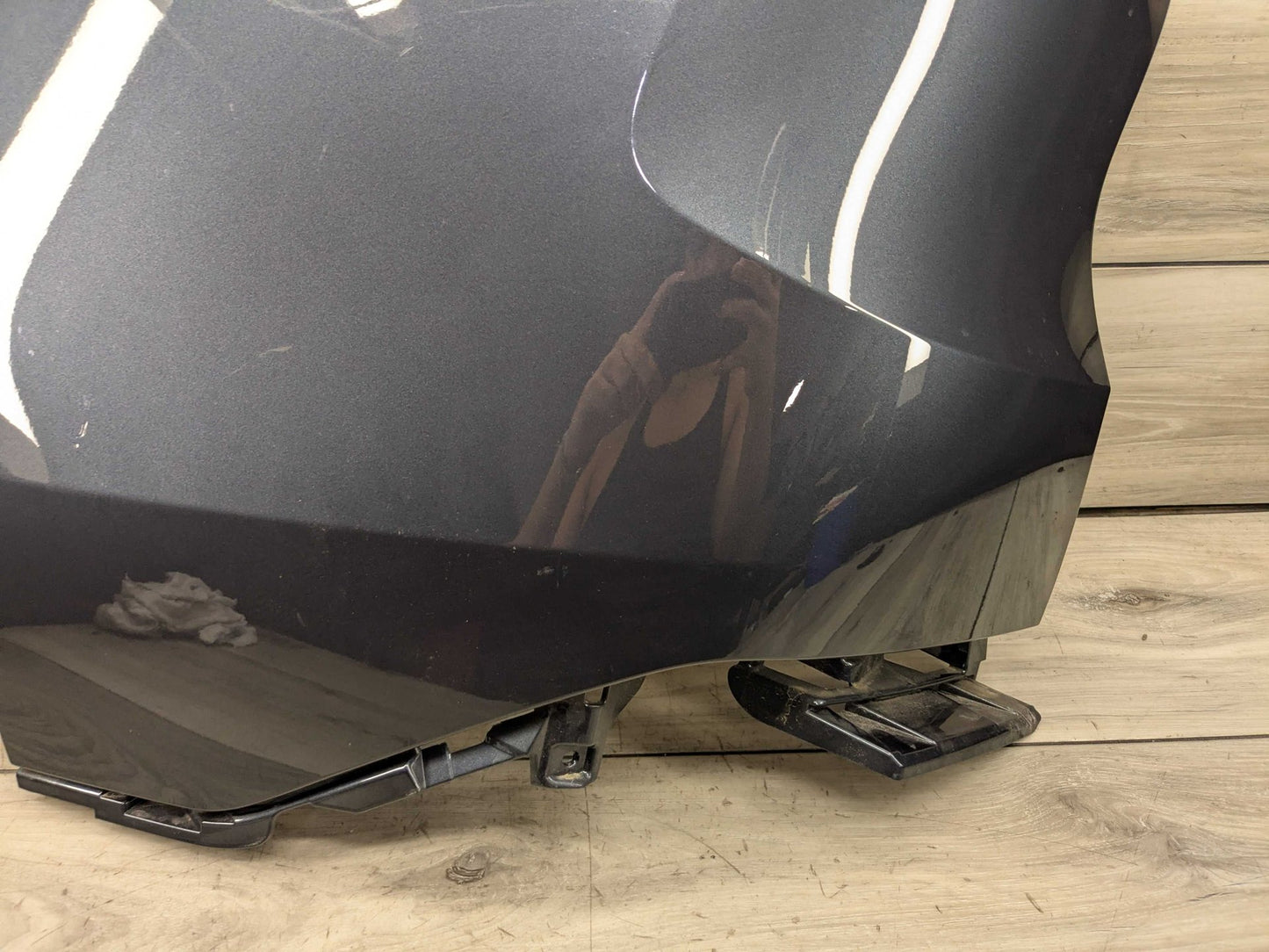 19-23 OEM BMW G05 X5 Rear Left Driver Side Bumper Cover Assembly Gray C27 ARKTIKGRAU BRILLANTEFFEKT (C27)