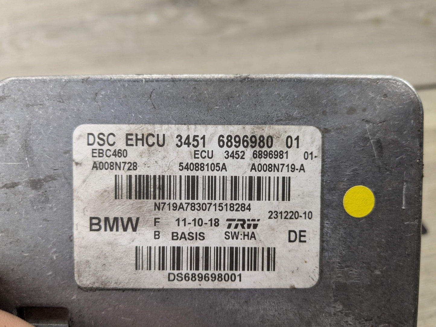 2019 BMW X3 G01 ABS Pump Module 6896980 PRE-LCI OEM BMW G01 G12 G30 X3 DSC/ DXC ABS Pump Computer Unit Anti Lock Brake