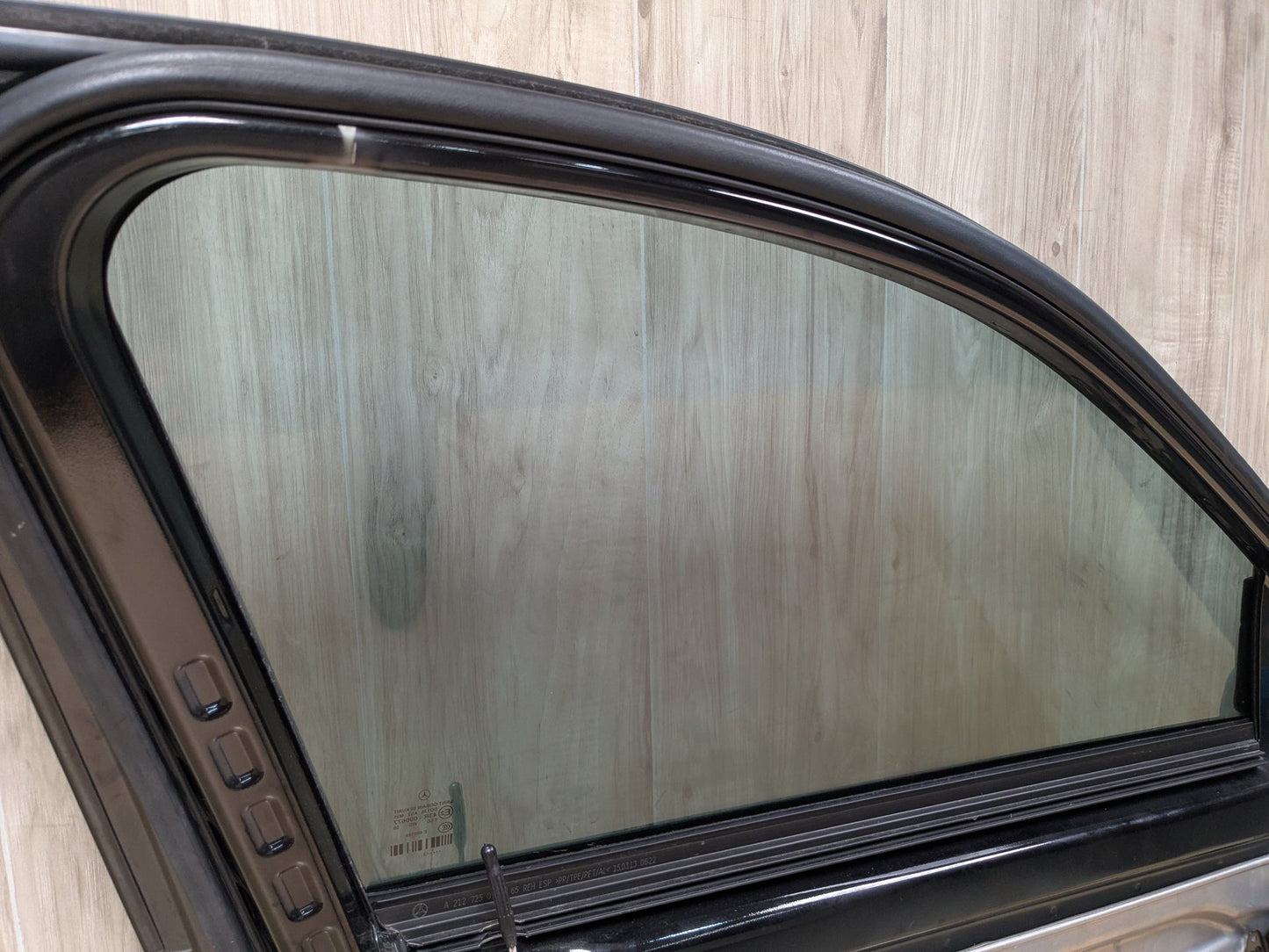 10-16 OEM Mercedes W212 E350 E400 E550 Front Left Driver Door Shell Panel Black 197 (Obsidian black- Metallic finish)