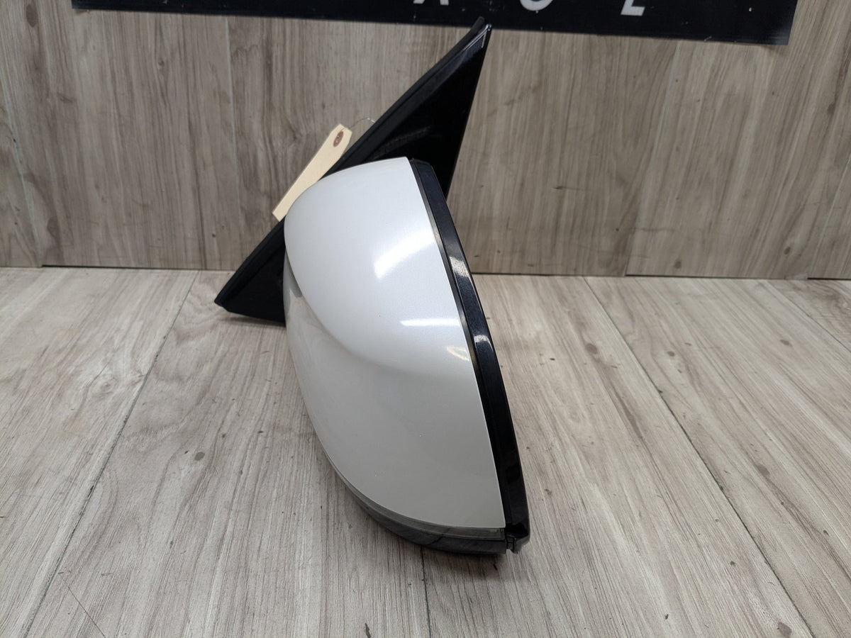 14-18 OEM BMW F15 X5 Left Driver Mirror Auto Dip Heated Shadow Line White