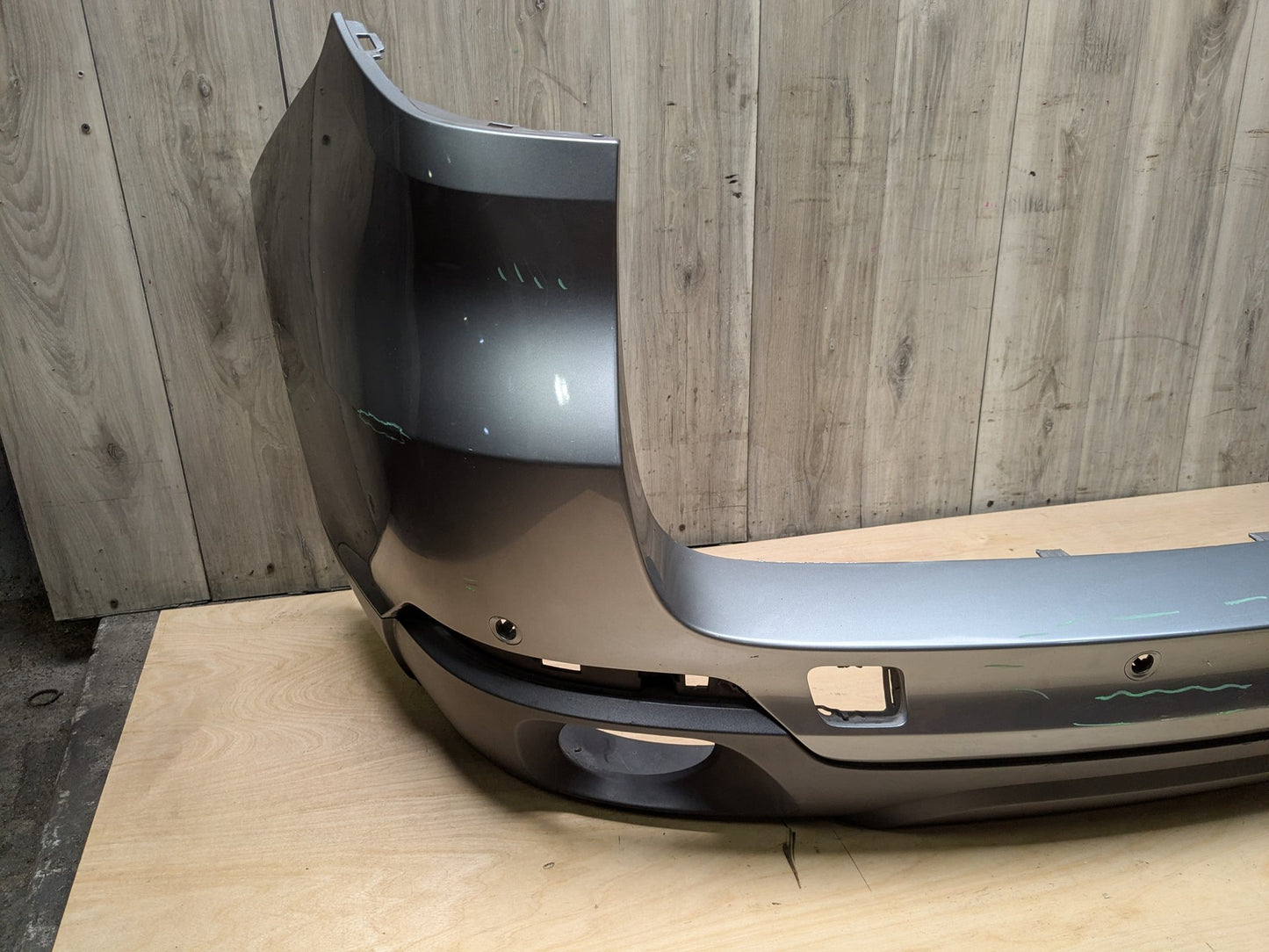 *14-18 OEM BMW F15 X5 Rear Bumper Cover PDC Holes w/ Diffuser N55 N57 Gray A52 SPACEGRAU METALLIC (A52)