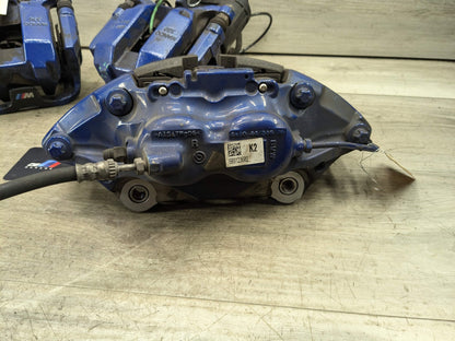 2020 BMW M340i G20 Front Rear Left Right Brake Caliper SET 6891236 OEM BMW G20 G22 G23 M240 M340 M440 Front Rear Left Right Brake Calipers Blue SET