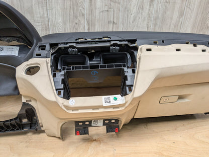 16-23 OEM BMW F39 F48 X1 X2 Dashboard Cover Trim Dash Panel Beige/Black