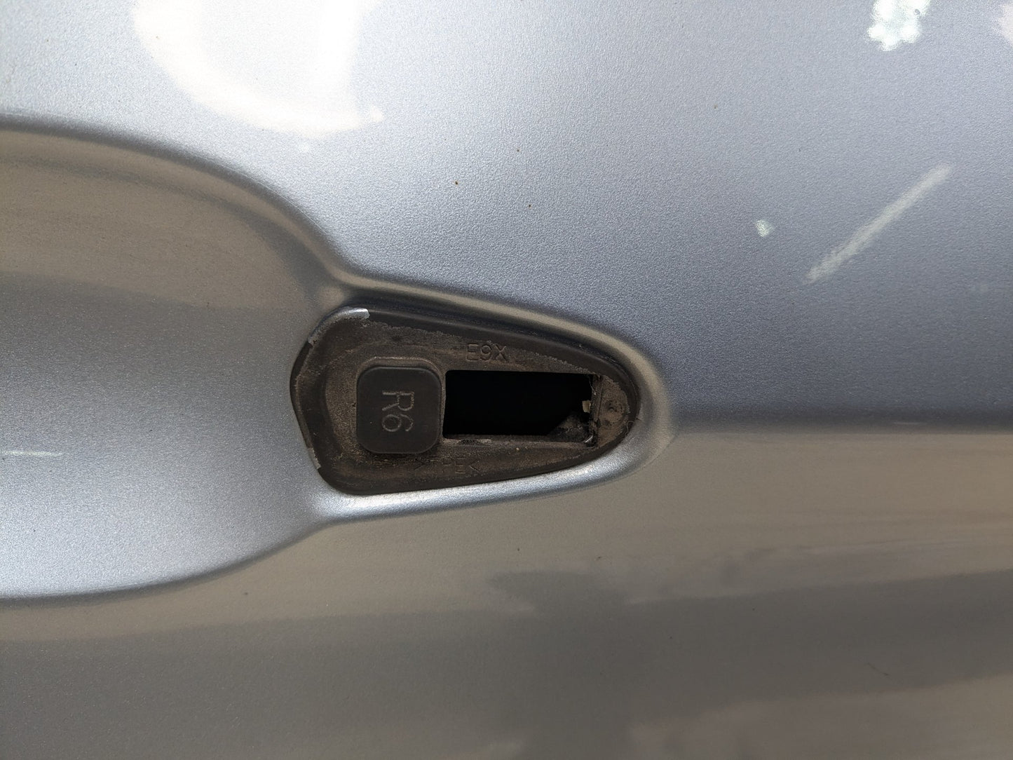 OEM BMW F30 F80 328 330 335 340 M3 Rear Right Passenger Door Shell Panel Blue LIQUID BLUE METALLIC (B40)