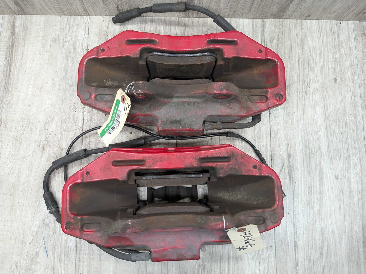 *10-14 OEM BMW E70 E71 X5M X6M Front Left Right Brake Calipers Brembo SET