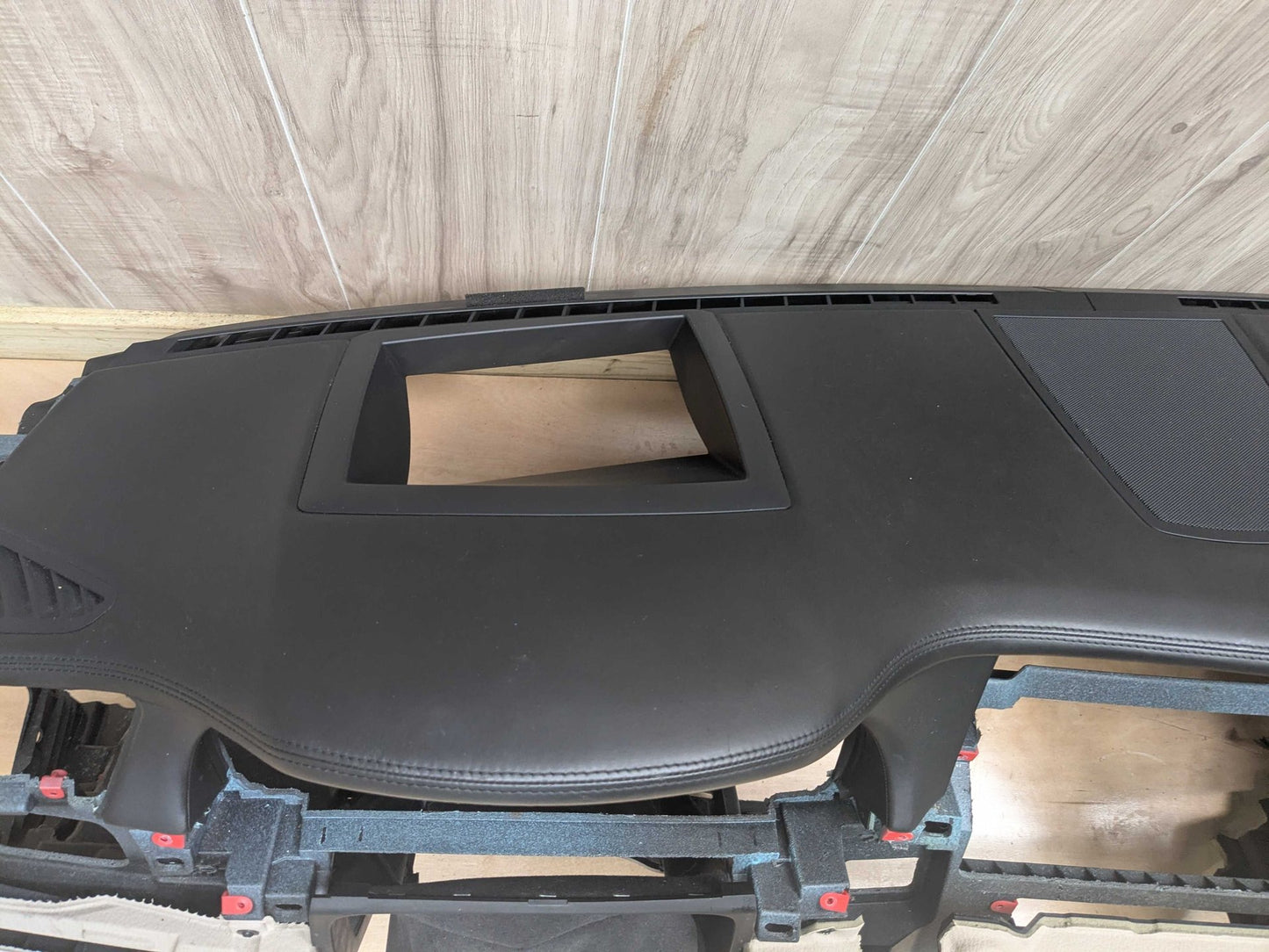 10-15 OEM BMW F01 F02 Alpina B7 Dashboard Dash Leather Panel Black/ TAN w HUD Brown