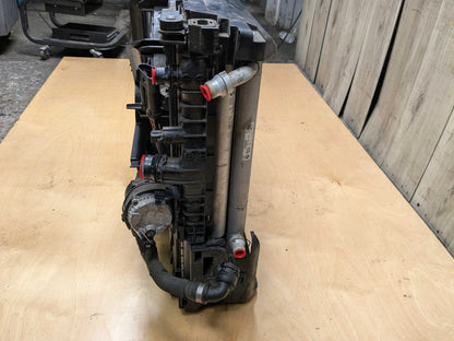 2018 BMW M550i G30 Radiator Cooling Condenser Fan Shroud Assembly 8619628 1000W
