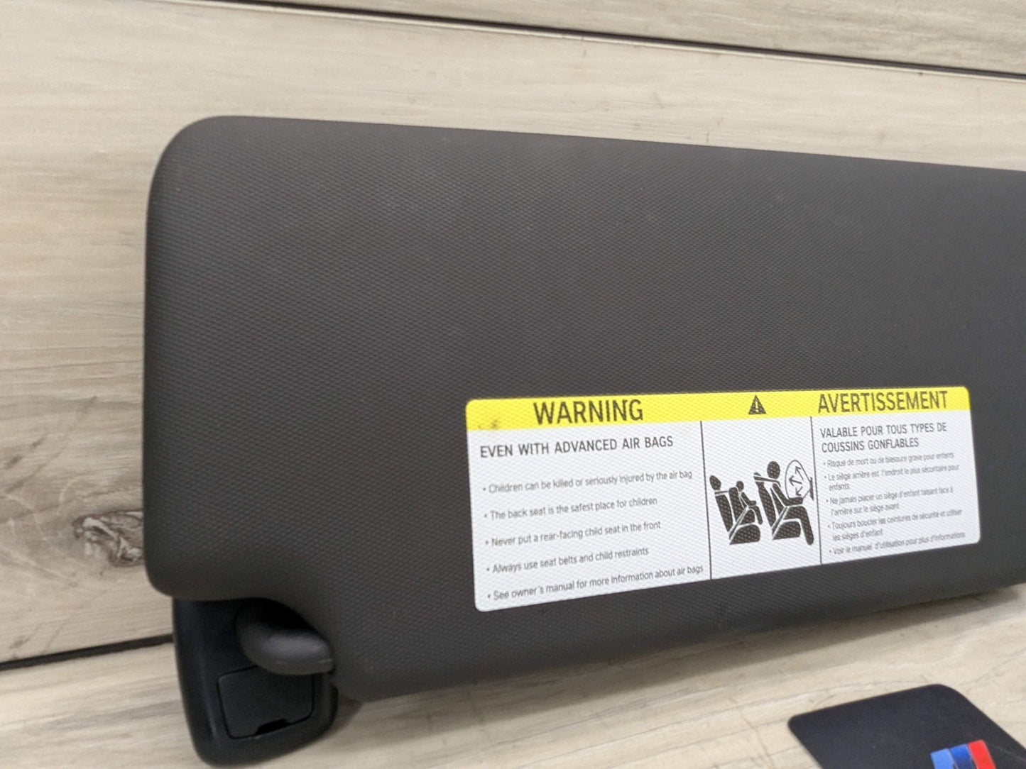 2022 BMW M340i G20 Front Left Driver Sun Visor 8092727 19-24 OEM BMW G20 G80 330 M340 M3 Left Driver Side Interior Sun Visor Black