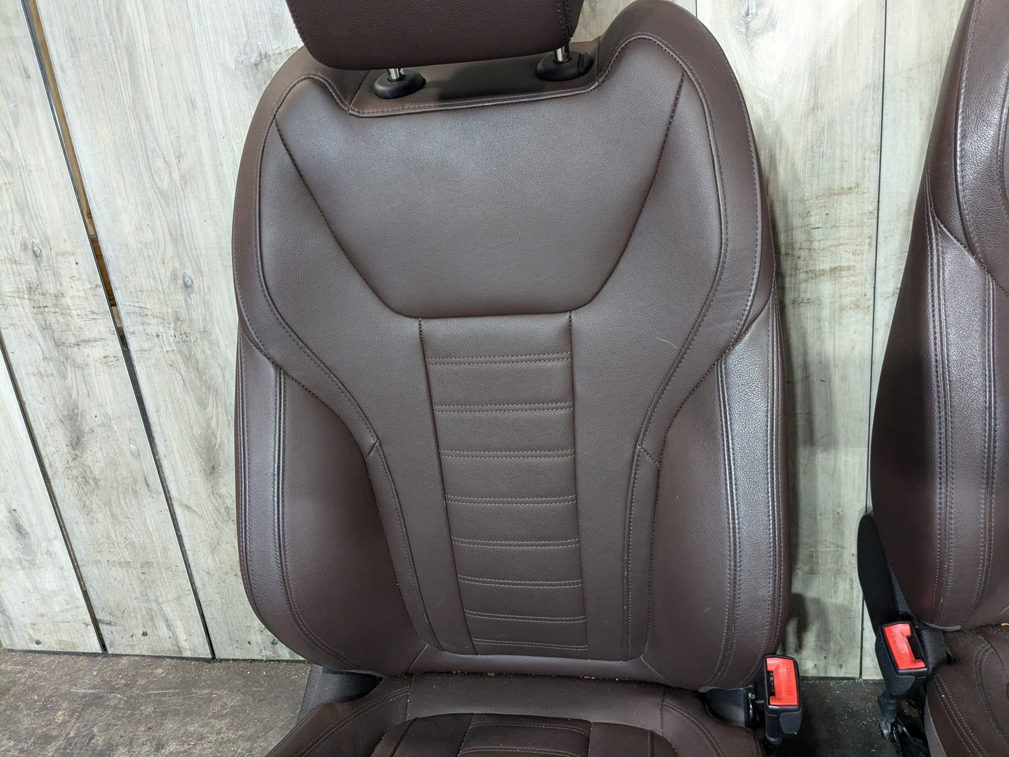 2019 BMW X3 G01 Front Left Driver Right Passenger Seat Assemblys SET Brown