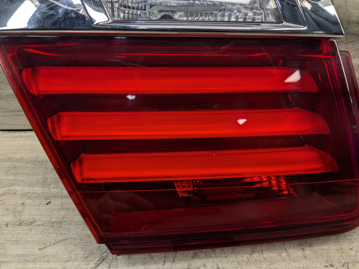 13-15 OEM BMW F01 F02 LCI 740 750 LED Rear Left Driver Side Inner Tail Light