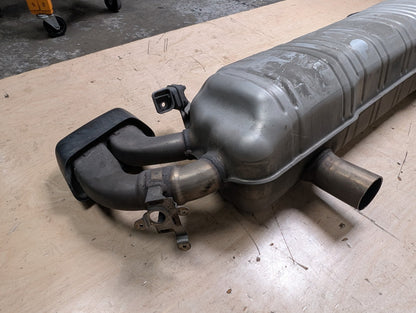 16-19 OEM BMW G11 G12 750i 750iX Engine N63R Rear Exhaust Pipe Muffler M SPORT