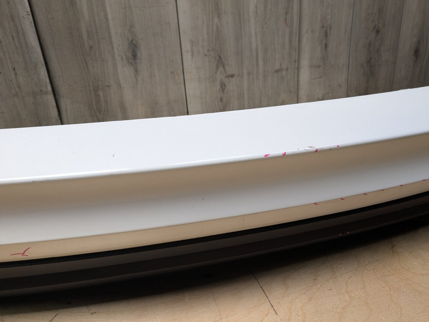 14-18 OEM BMW F15 X5 Rear Bumper Cover PDC Holes w/ Diffuser N55 N57 White 300 ALPINWEISS III (300)
