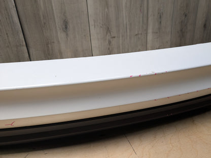 14-18 OEM BMW F15 X5 Rear Bumper Cover PDC Holes w/ Diffuser N55 N57 White 300 ALPINWEISS III (300)