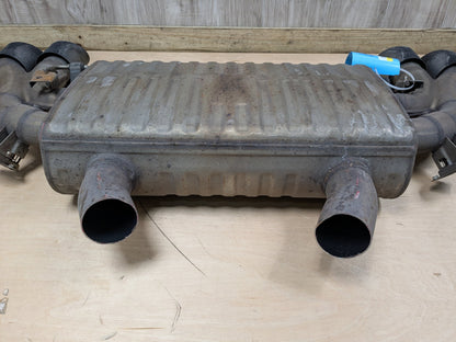 20-24 OEM BMW F97 X3M Engine S58T Rear Dual Exhaust Pipe Muffler