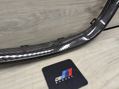 15-20 OEM BMW F87 M2 Left Driver Side Carbon Fiber Overlay Upper Kidney Grille