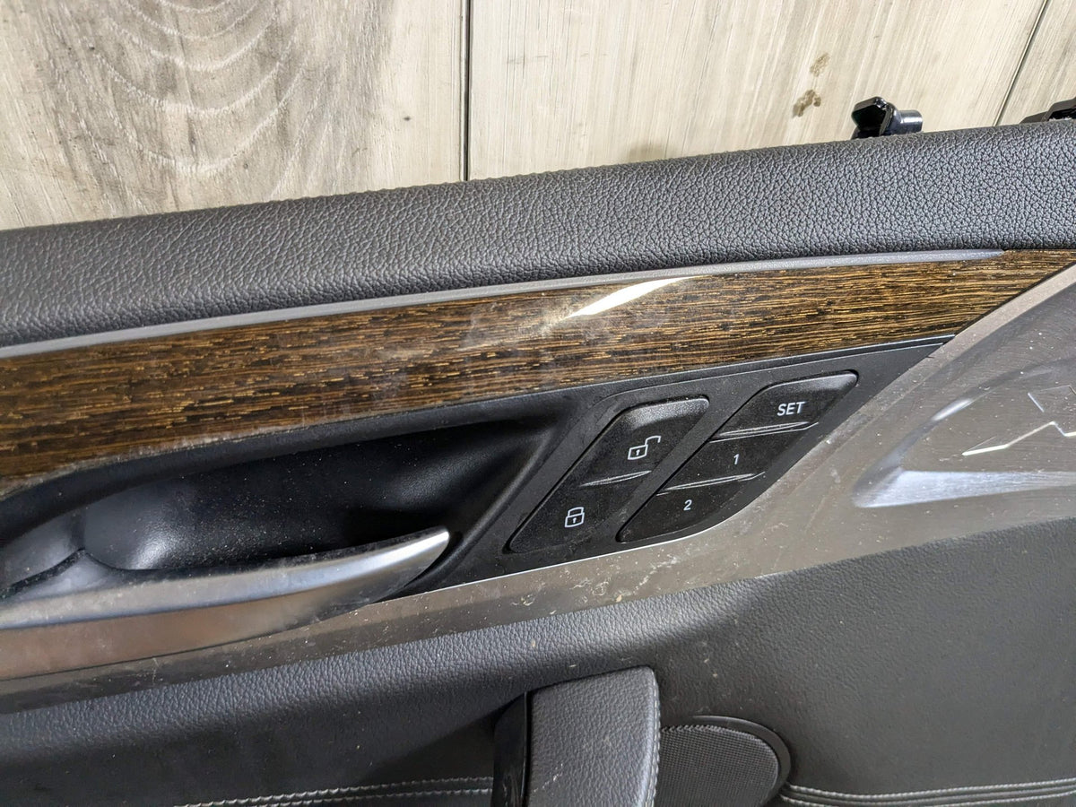 2019 BMW X3 G01 Front Left Driver Interior Door Panel Card 7410281 OEM BMW G01 X3 FRONT Left Driver SIde Interior Door Panel Card Trim Cover Black OEM