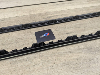 14-19 OEM BMW F85 F86 X5M X6M Front Right Windshield Side Drip Molding PAIR