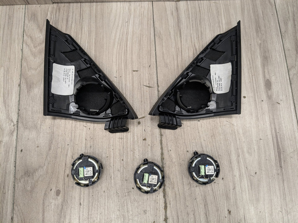 10-16 OEM Mercedes W212 E350 E400 E550 Left Right Door Tweeter Speaker Cover SET