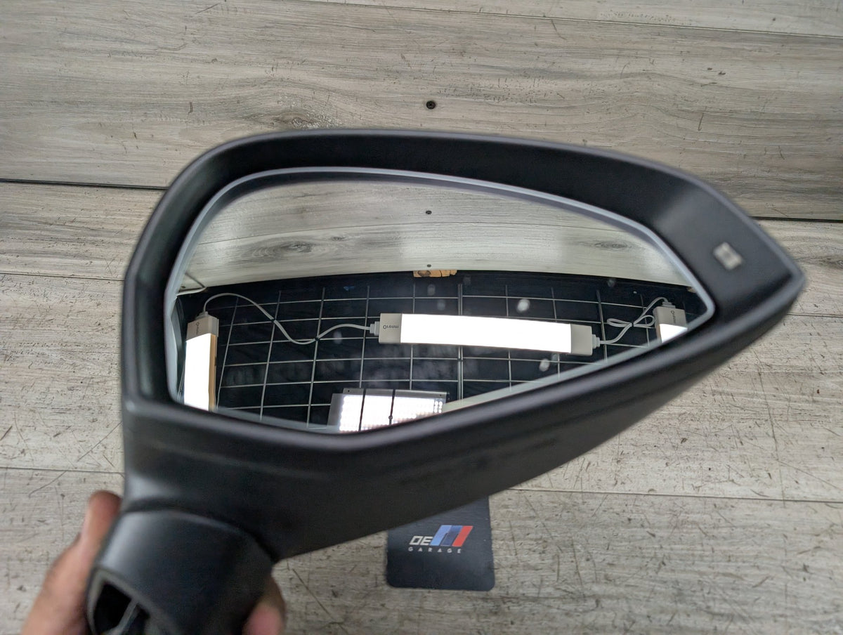 17-19 OEM AUDI A4 B9 Front Right Passenger Door Side Mirror Black