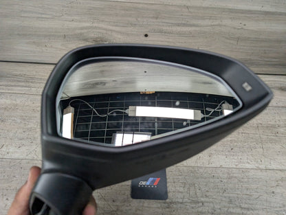 17-19 OEM AUDI A4 B9 Front Right Passenger Door Side Mirror Black