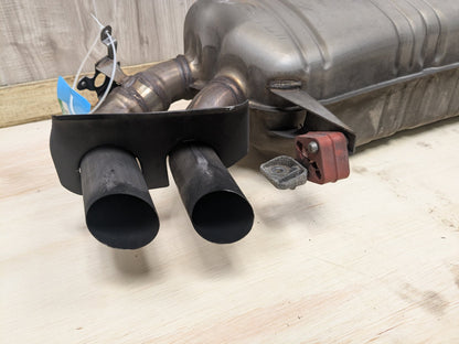 16-19 OEM BMW G11 G12 750i 750iX Engine N63R Rear Exhaust Pipe Muffler M SPORT