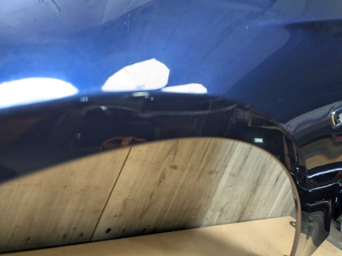 11-16 OEM BMW F10 528 535 550 Left Driver Side Fender Panel Blue A89 IMPERIALBLAU BRILLANTEFFEKT METALLI (A89)