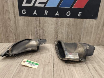 10-16 OEM Mercedes W212 E350 E550 Rear Left Right Side Exhaust Muffler Tips PAIR