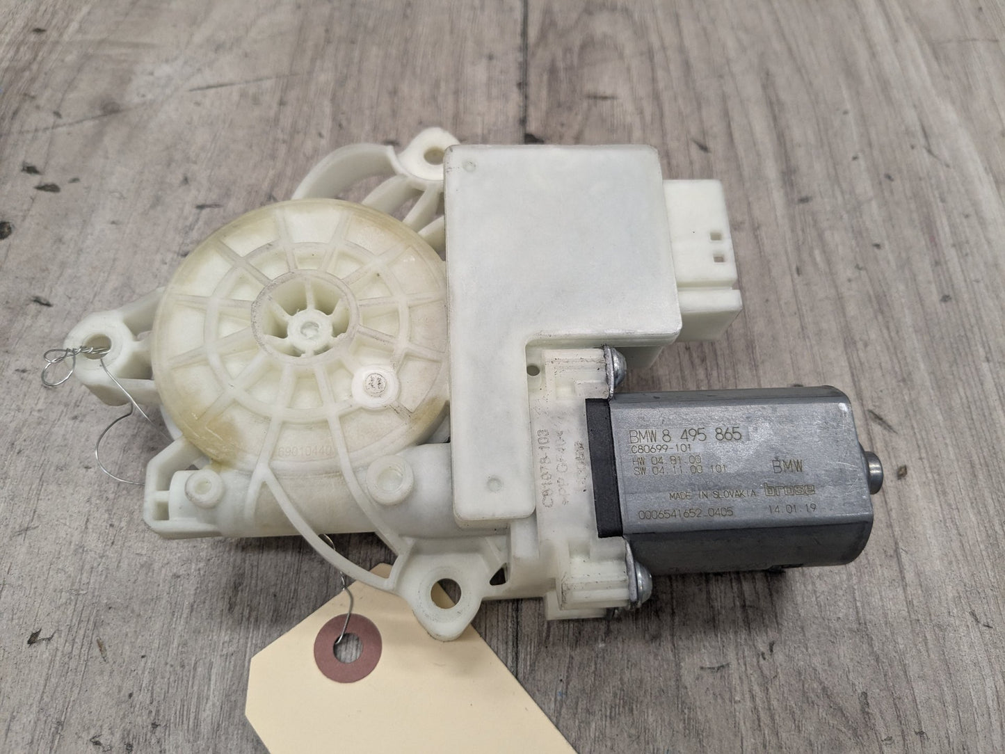 2019 BMW 330i G20 Front Left Driver Door Window Glass Regulator Motor 8495865 19-24 OEM BMW G20 G80 330 M340 Front Left Driver Door Window Regulator Motor