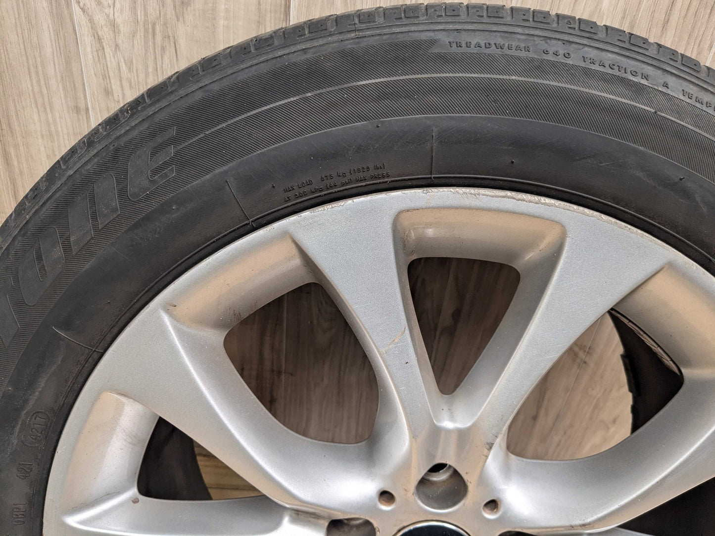 *14-18 OEM BMW F15 X5 Wheel Rim 19x9 ET48 5x120 V-Spoke Style 450