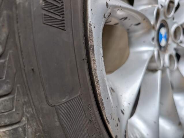 03-08 OEM BMW E85 Z4 Rim Wheel 17x8" ET:47 LA Wheel Turbine Style 106