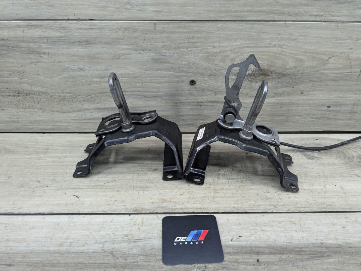 14-19 OEM BMW F15 F85 X5 F16 F86 X6 Hood Hardware Safety Latch Hook SET