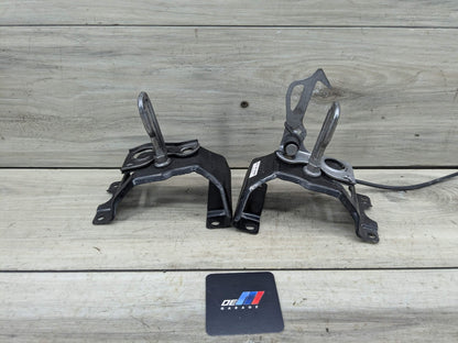 14-19 OEM BMW F15 F85 X5 F16 F86 X6 Hood Hardware Safety Latch Hook SET