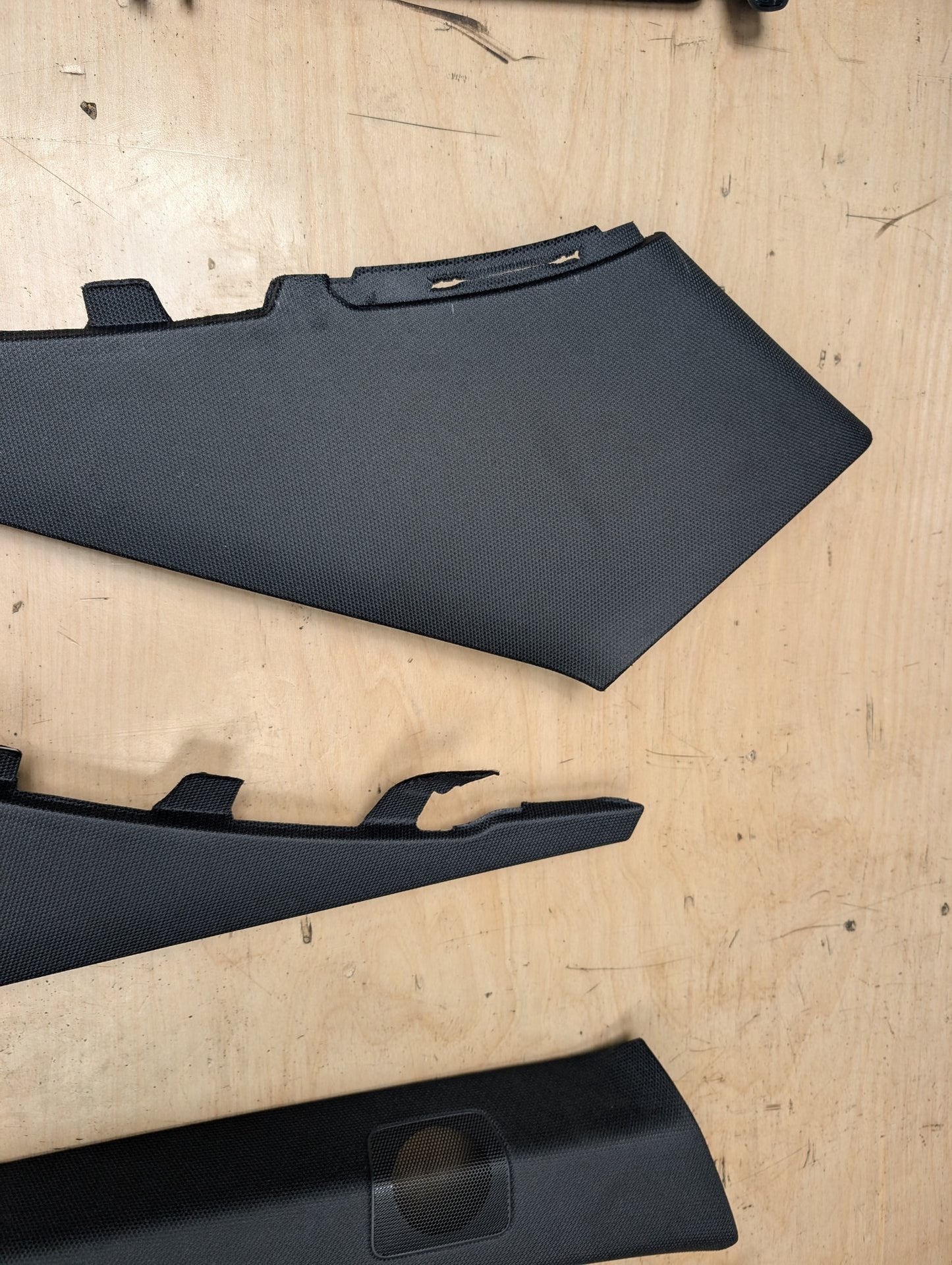 18-24 OEM Audi A5 S5 Interior Upper Left Right Roof Headliner Sun Visors Door Trim SET