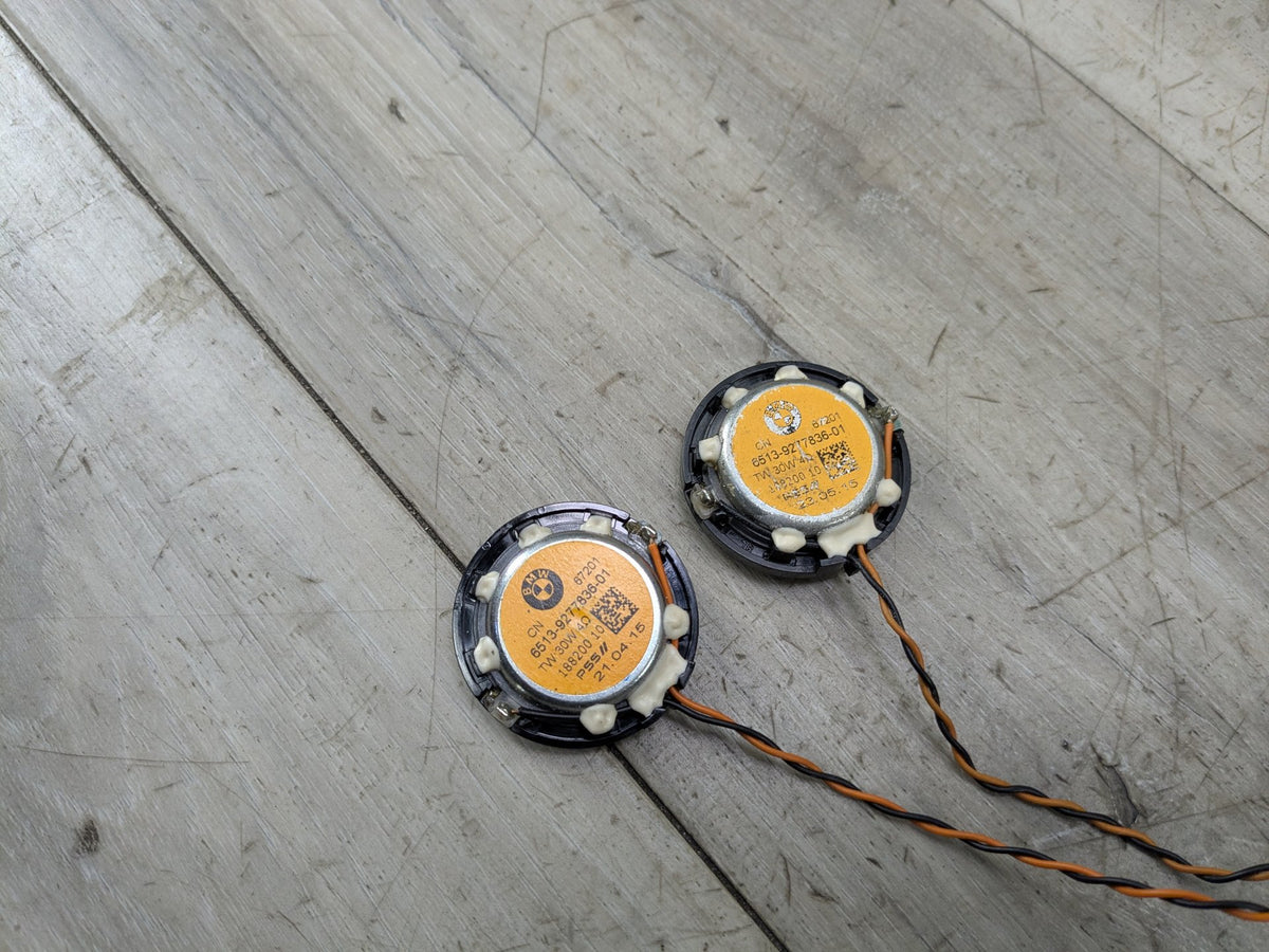 2016 BMW X6 F16 Speakers SET 9277836 12-18 OEM BMW F15 F16 F25 F26 F85 F86 Stereo Audio Top Hifi System Speaker PAIR OEM