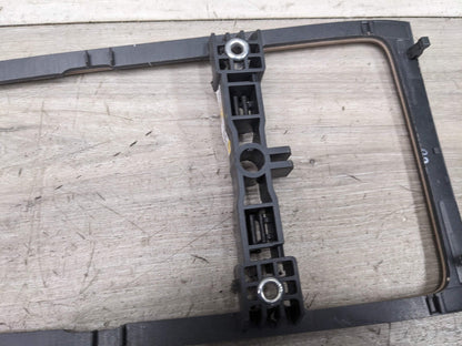 10-16 OEM Porsche Panamera Front Center Console Bezel Trim Wood