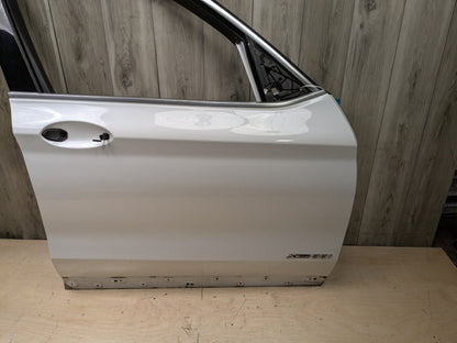 18-24 OEM BMW F97 G01 X3 X3M Front Right Passenger Side Door Shell Panel White MINERALWEISS METALLIC (A96)