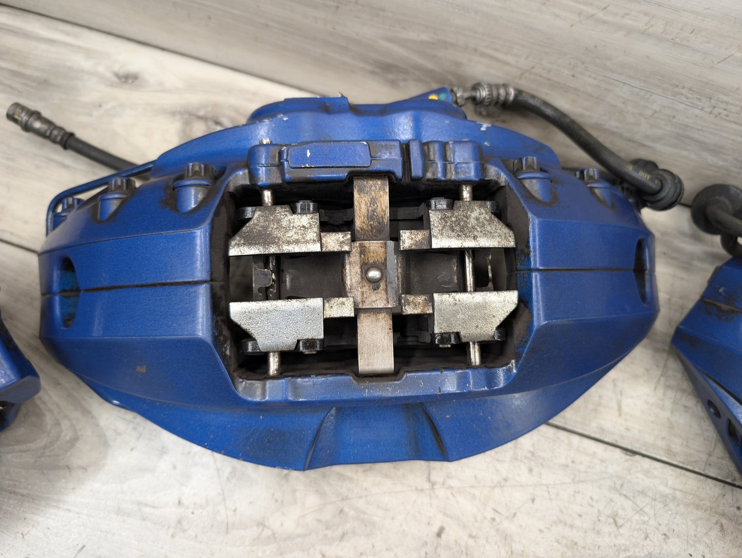 17-23 OEM BMW G30 540 M550 Front Rear Left Right Brake M SPORT Calipers SET Blue
