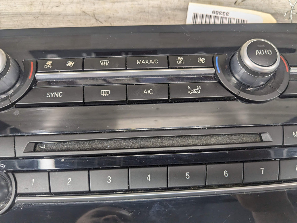 14-18 OEM BMW F15 F85 X5 F16 F86 X6 AC Heater Control Panel Radio Media Switch