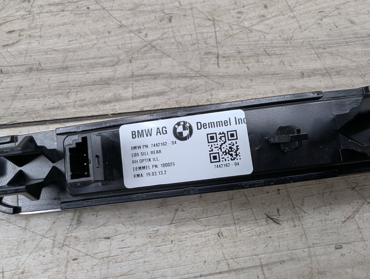 2019-2026 OEM BMW G05 G06 G07 X5 X7 Rear Right Passenger Door Sill Entrance Scuff Plate