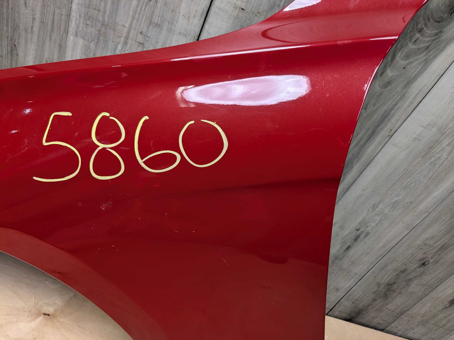 12-18 OEM BMW F30 F31 328 330 335 340 Left Driver Side Fender Panel Red A75 MELBOURNEROT METALLIC (A75)
