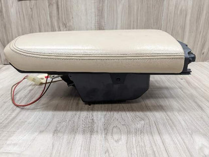 16-19 OEM BMW G11 G12 740 750 M760 Center Console Armrest Beige Leather*