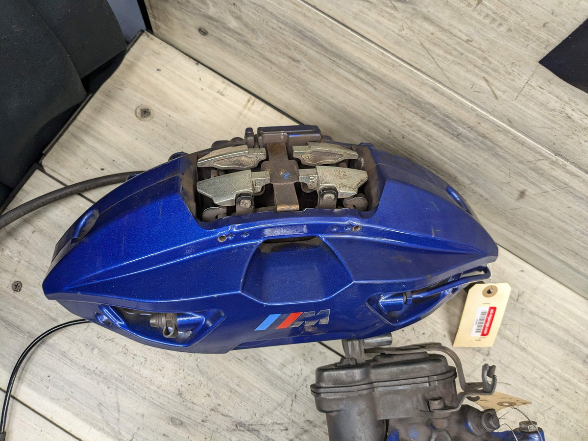 20-24 OEM BMW F97 F98 X3M X4M Front Rear Left Right Brake Calipers Brembo Blue