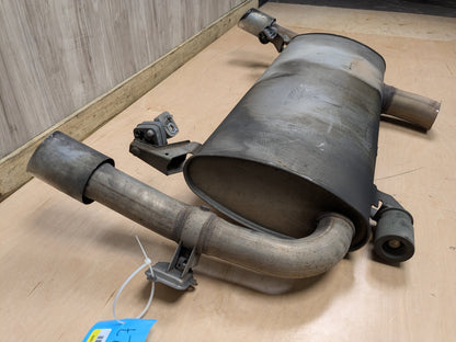 18-21 OEM BMW G01 X3 30i 30iX Engine B46 Rear Muffler Exhaust System w/ Tips